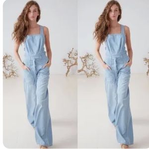 Ulla Johnson Denim Jumpsuit Overalls size 4